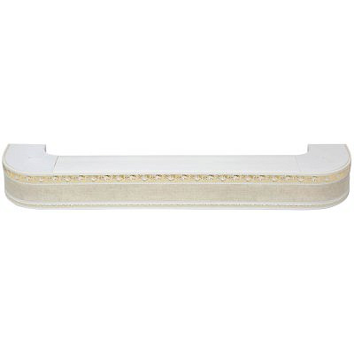 Карниз DDA Краке "ГРЕЦИЯ" 3,8 м 50 мм 3-х. рядные с поворотом DDA