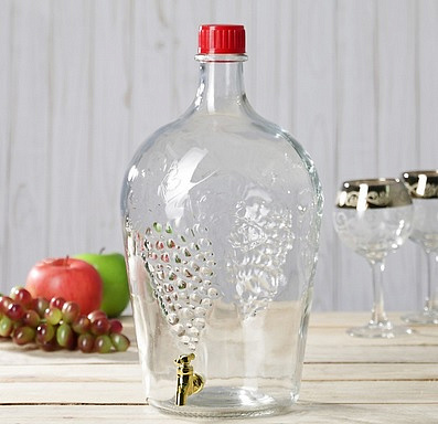 Бутыль винная "Ровоам" с краником 4,5л /упак 4шт/