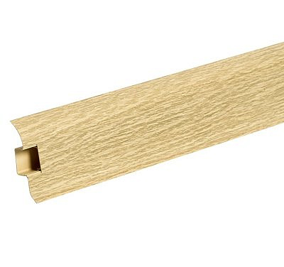 Плинтус напольный Дуб светлый с мягким краем 2,2м