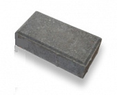 Тротуарная плитка брусчатка ЭДД 1.6 (200х100х6) серый