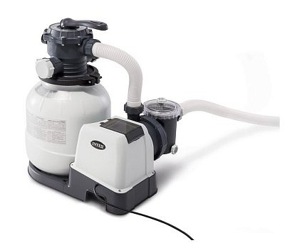 Фильтр бассейна песочный 7.9м3/ч, резервуар для песка 23кг, фракция 0.45-0.85мм