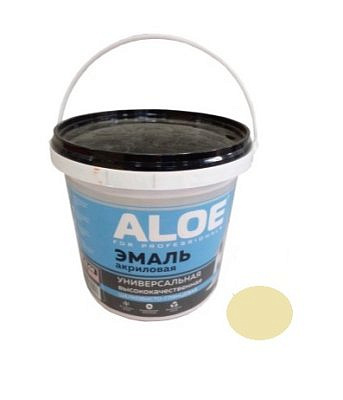 Эмаль ALOE Акриловая универсальная 2,4кг бежевая
