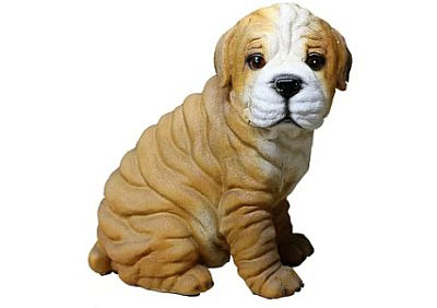 Садовая фигура Собака Шарпей полистоун