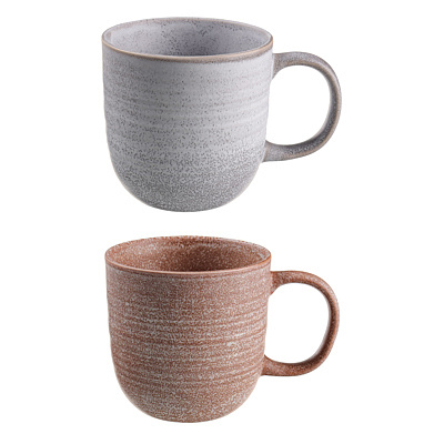 Кружка MILLIMI Матера 420мл керамика 2 цвета 824-486