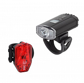 Фонарь (фара) ЭРА  велосипед VA-801 2 шт CREE XPG(60м) Li 0.8AH micro USB IP53/40 8482 731002