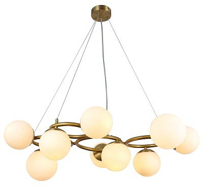 Люстра Rivoli  5103-310 Adele 9 х Е27 60 Вт лофт - кантри