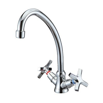 Смеситель для кухни Lemark LM6050C Promotion с поворотным изливом 