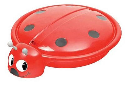 Песочница-бассейн "Божья коровка" с крышкой