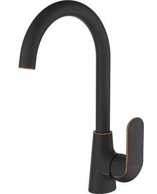 Смеситель для кухни DK однорычажный черный 1022418