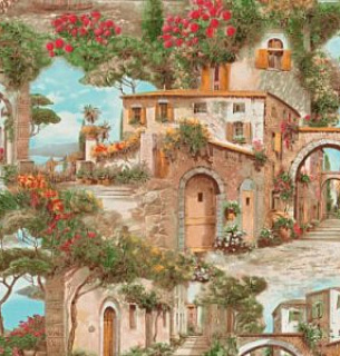 Обои Дворик 755827-01