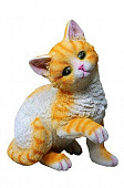 Садовая фигура Котенок игривый  полистоун