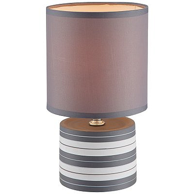 Лампа настольная GLOBO 21660 серый 1*40W Е14 