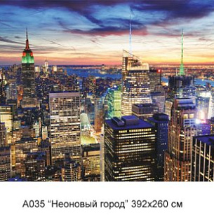 Фотообои А 035 Неоновый город