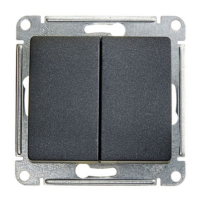 Механизм переключателя 2-клавиши антрацит SchE GSL000765