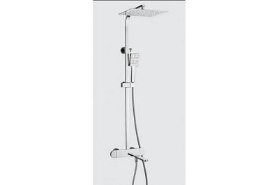Душевая система Gappo G2483-40 с термостатом,верхним душем,поворот.излив,хром.