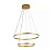 Люстра Incontri 5003-600+400 FGD, LED 92W (60*60*100)