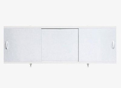 Экран под ванну Оптима 1,5 м белый пластик (объект)