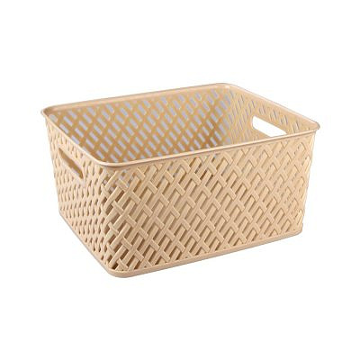 Корзина "Плетенка" 350х290х175 бежевый