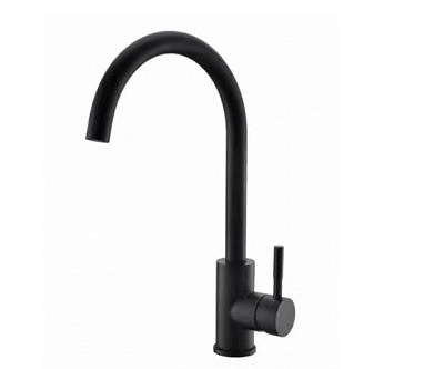 Смеситель для кухни FMARK FS8232H однорычажный,черный,нержавеющая сталь