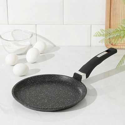 Сковорода блинная 22 см АП Гранит black Induction Pro