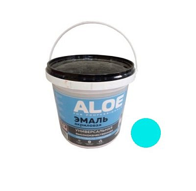 Эмаль ALOE Акриловая универсальная 2,4кг морская волна