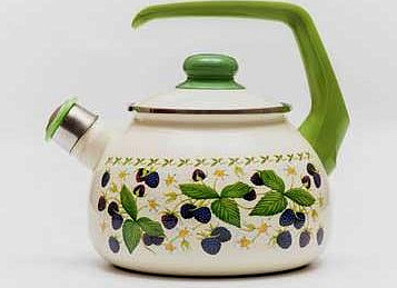 Чайник эмал. Ежевика 2,5л TM Metalac