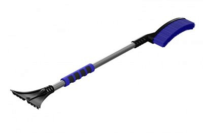 Щетка для уборки снега со скребком Oktan FLAP 88см, черная 775-064