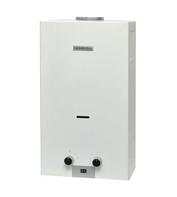 ВОДОНАГРЕВАТЕЛЬ ПРОТОЧНЫЙ ГАЗОВЫЙ GENBERG 110.01 СТАНДАРТ 10 л. БЕЛЫЙ