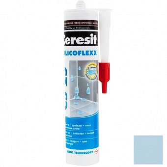 Затирка-герметик CERESIT CS 25 эластичный силиконовый  (небесный) 280мл 