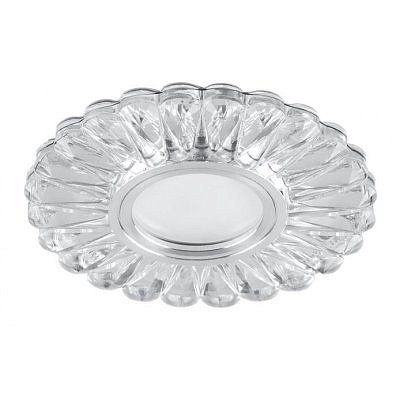 Светильник точечный светодиодный Feron CD901 белый хром G5.3  