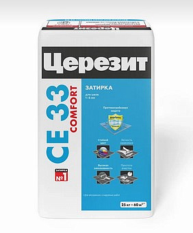 Затирка CERESIT СЕ 33/25 Серый №07 (25кг)