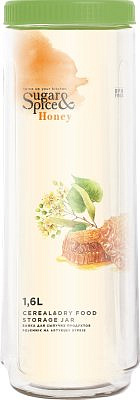 Банка для сыпучих подуктов Sugar&Spice Honey 1,6л Фисташка