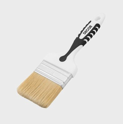 Кисть DECOR "Black White" универсал 120х15мм светлая  880-120