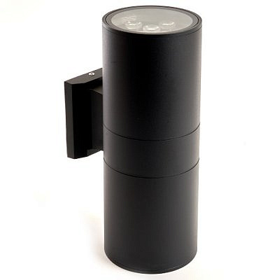 Cветильник уличный светодиодный Feron DH0710 черный  2*9w 2700k 1500 Lum