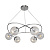 Подвесной светильник Escada 1110/6PL E14*40W Chrome