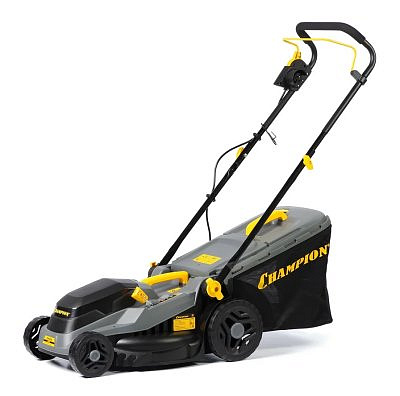 Газонокосилка эл. CHAMPION EM3816 (1,6 кВт пласт.+ткань травосб. 42л ширина 380мм 30-75мм, 11,3кг)