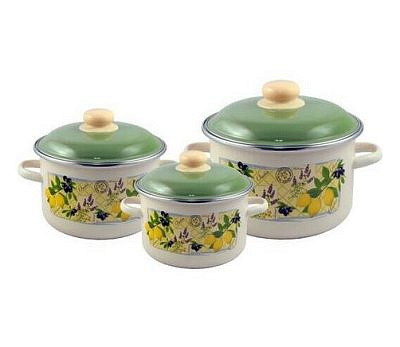 Набор эмал. №19 Citrus TM Appetite 3 предмета  6КВ191М