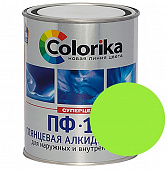 Эмаль ПФ-115 Colorika салатовая 0,8 кг