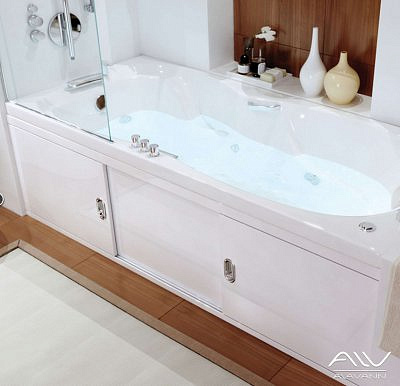 Экран под ванну 1,5 м МДФ купе Still  белый 1,5 - 01