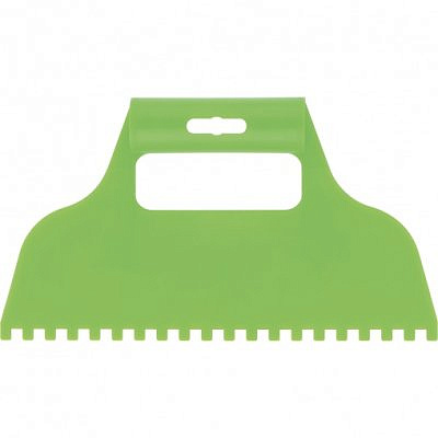 Шпатель для клея пластмассовый зубчатый 6*6мм Сибртех 86015