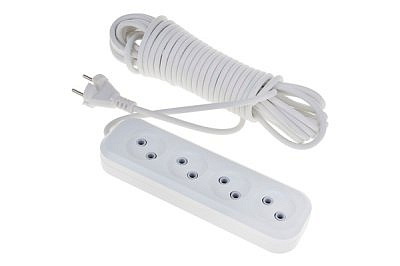 Удлиннитель сетевой  У4-0 , 4-местный , без заземления ,10м