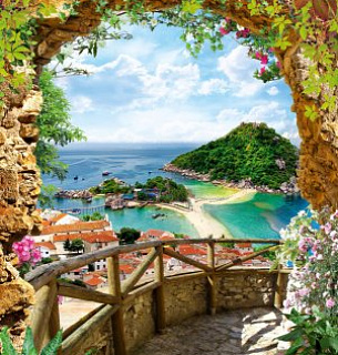 Фотообои Каменная арка 196*260