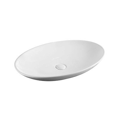 Раковина накладная AZARIO 65,5*39,5*140 мм овальная AZ-40148