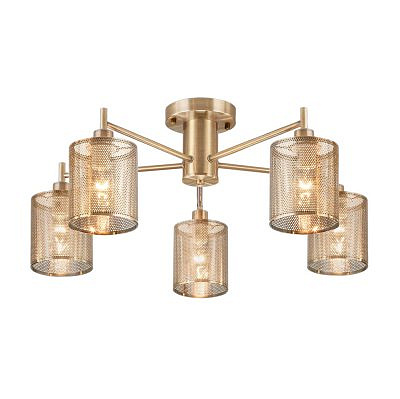 Люстра потолочная Eurosvet 70109/5 античная бронза