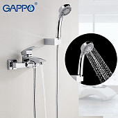Смеситель для ванны  Gappo хром G3007 