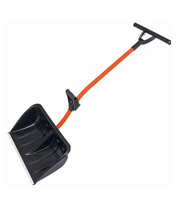 Лопата-скрепер снеговая 680*380 со стальным черенком STARTUL PROFI ST9057-3