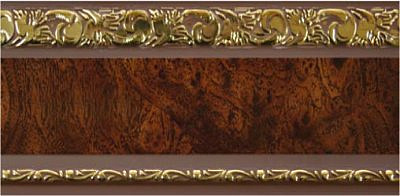 Карниз DDA  Карельская береза "ГРАНД" 3,8 м 68 мм 3-х. рядные с поворотом