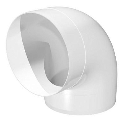 Колено 12,5ККП пластиковое 90 градусов D 125