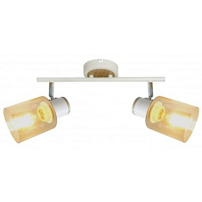 Светильник настенно-потолочный, поворотный с выключателем спот  7057-702 Jamilly 2x E27 40 Вт