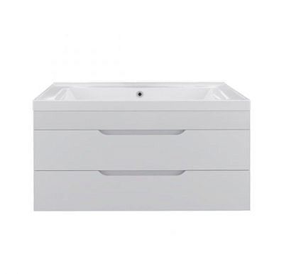 Тумба подвесная SOHO 100 Quadro с раковиной DEEP-100